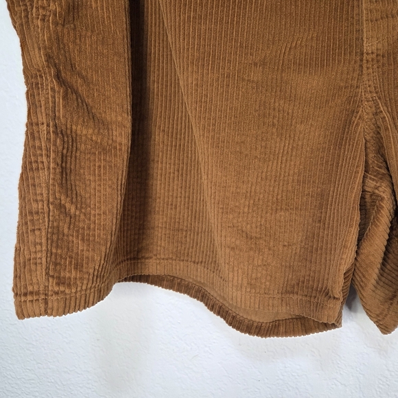 Madewell Men's XL Brown Corduroy Pull-On Shorts Elastic Waist Casual - Picture 7 of 16